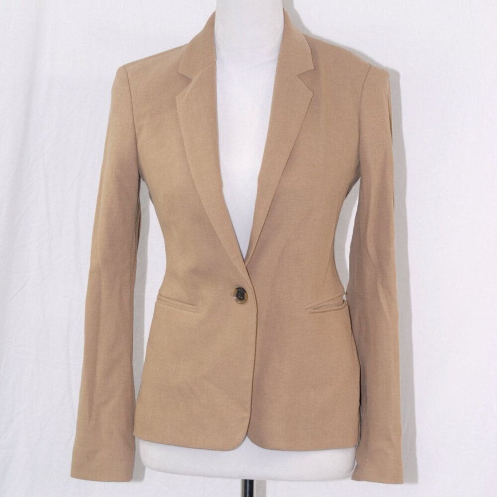 Express Womens Small Blazer Size 2 Suit Jacket Stretch + Machine Washable GUC
